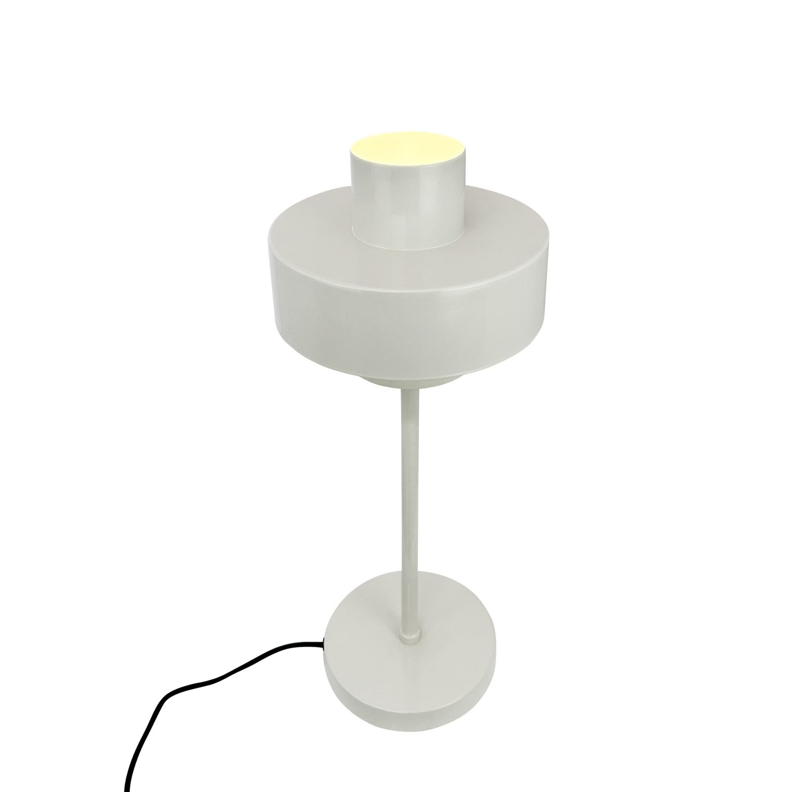 Dyberg Larsen table lamp Stoke, putty white, height 49.5 cm