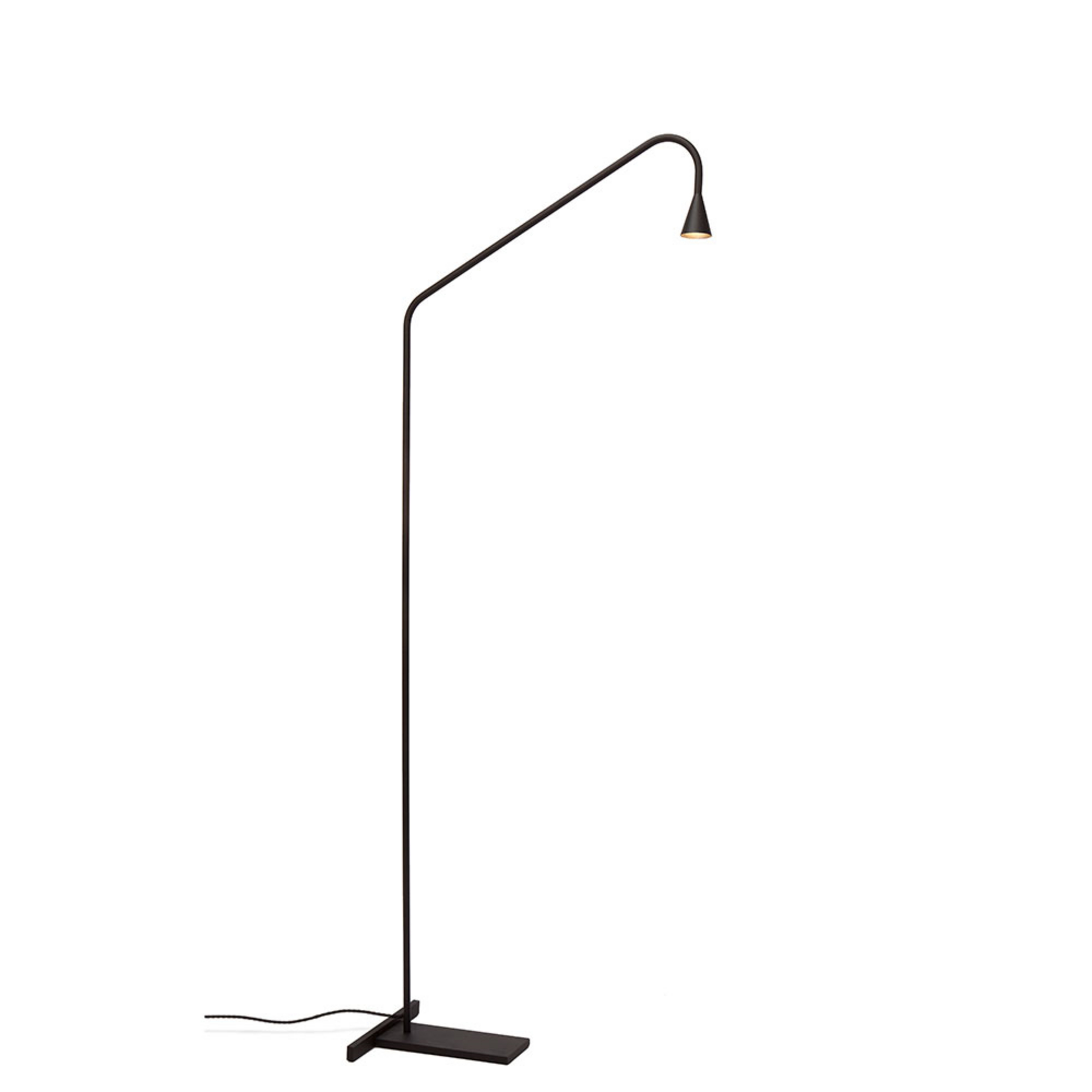 Austere F Lampadaire Noir - Trizo21