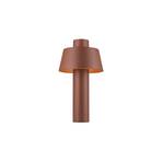 SLV Photoni 45 pillar lamp, rust-coloured, aluminium, height 45 cm