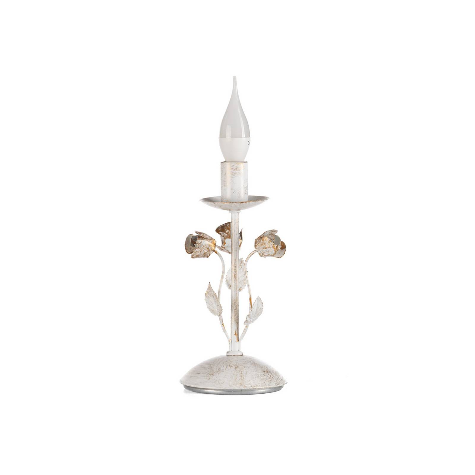Onli Lighting - Onli carolina Blumendesign-Tischlampe Elfenbein