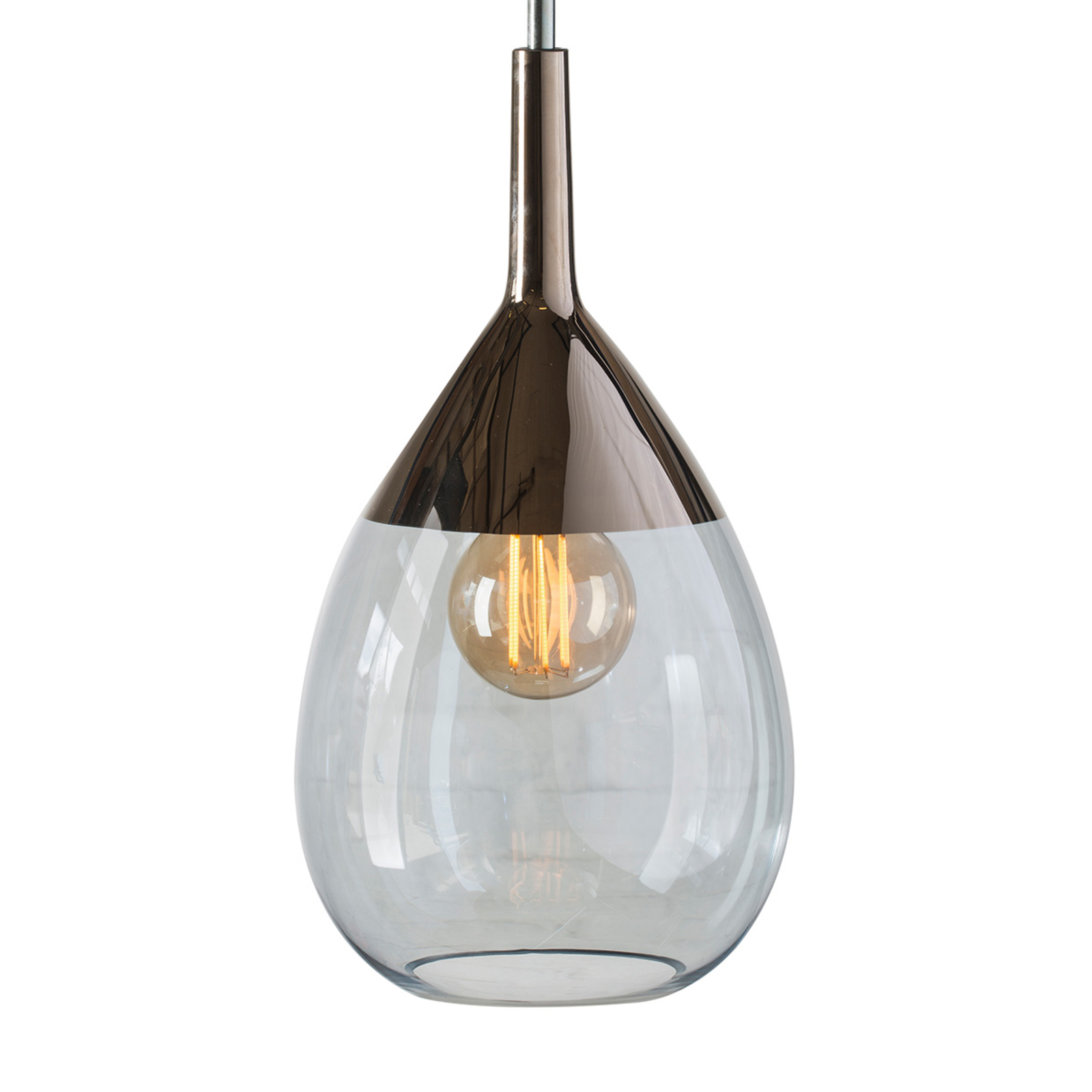 EBB & FLOW Lute Pendelleuchte Platin
