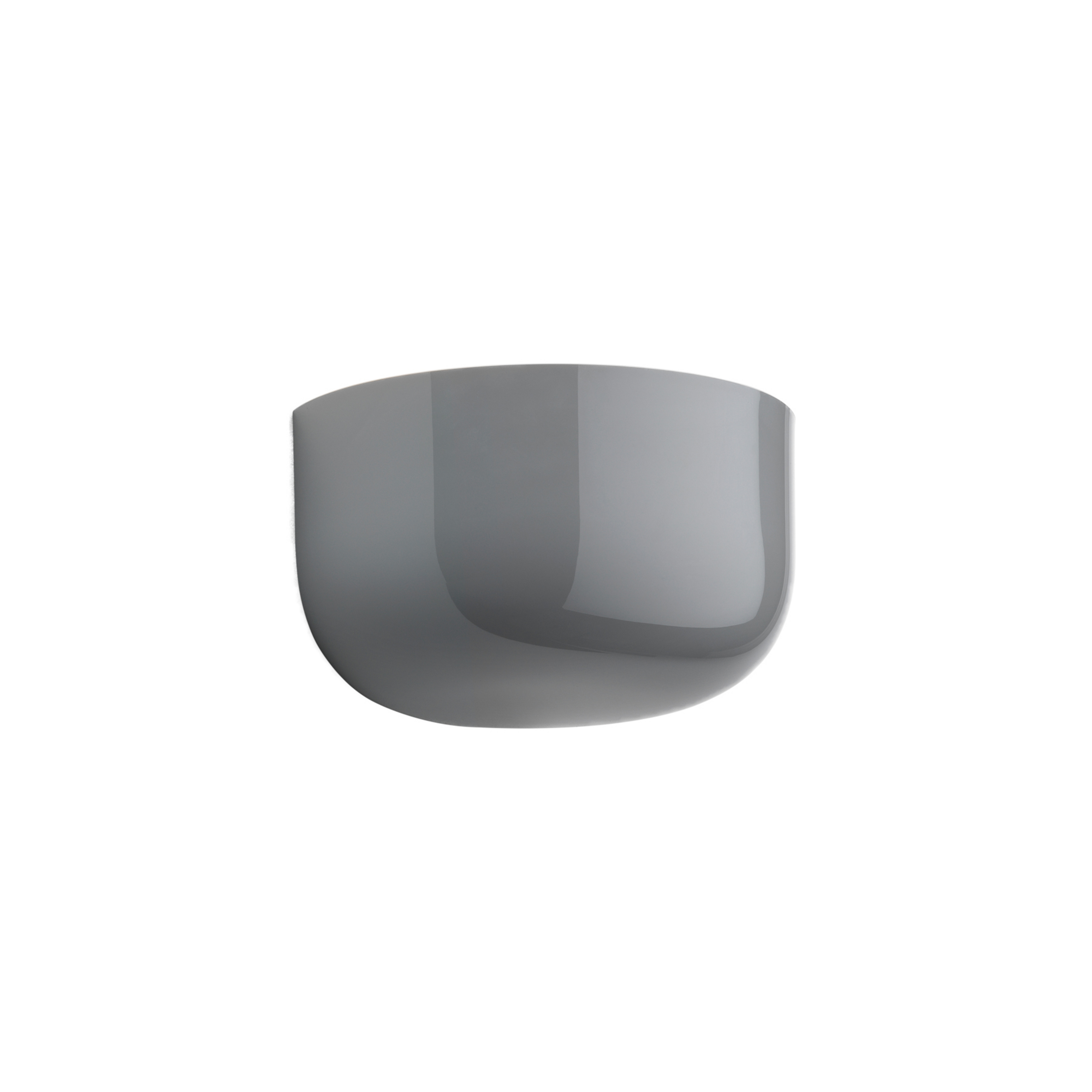 Bellhop Wall Up LED-Außenwandleuchte, grau, IP44 - Flos
