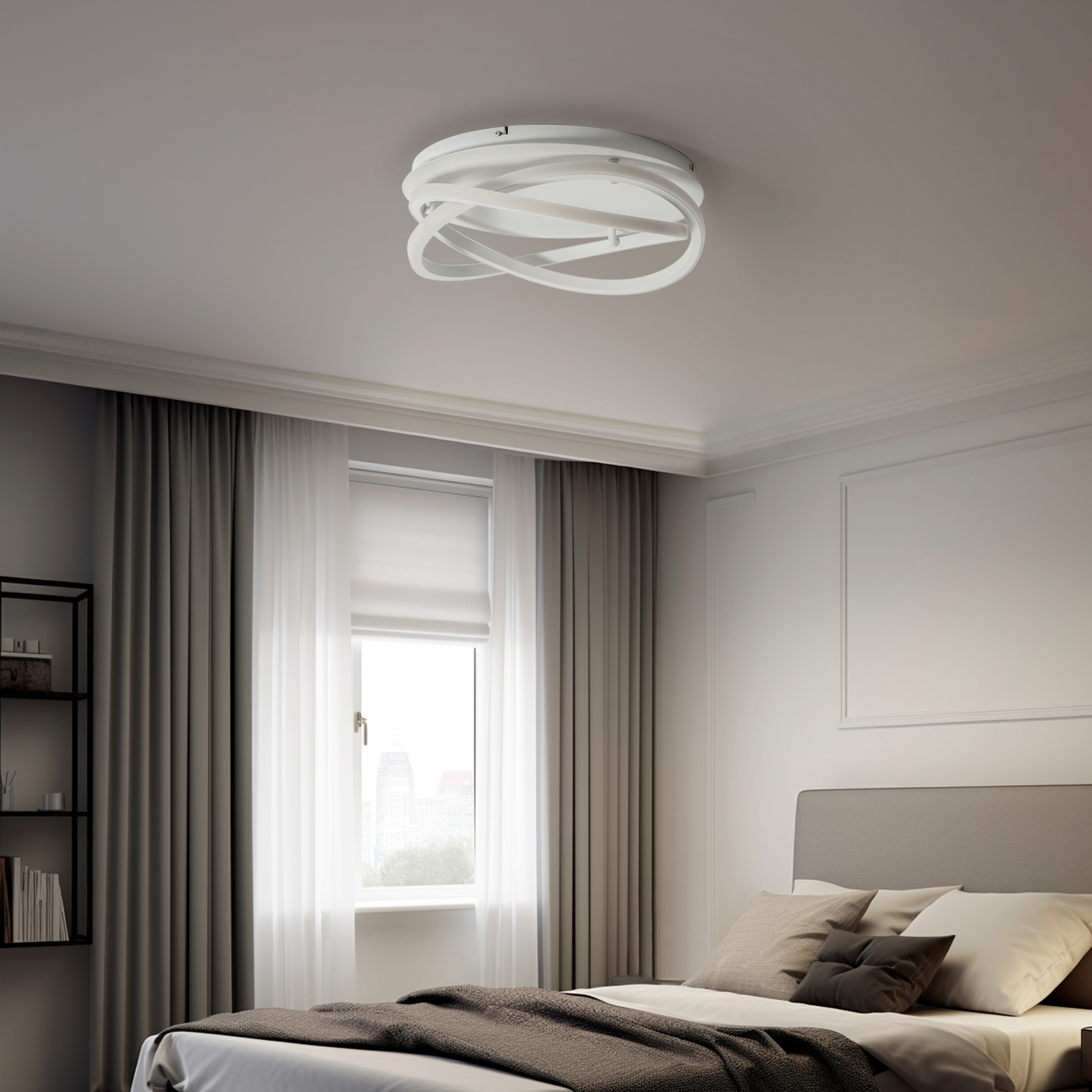 Aldric LED Taklampe Ø45 Hvit - Lucande