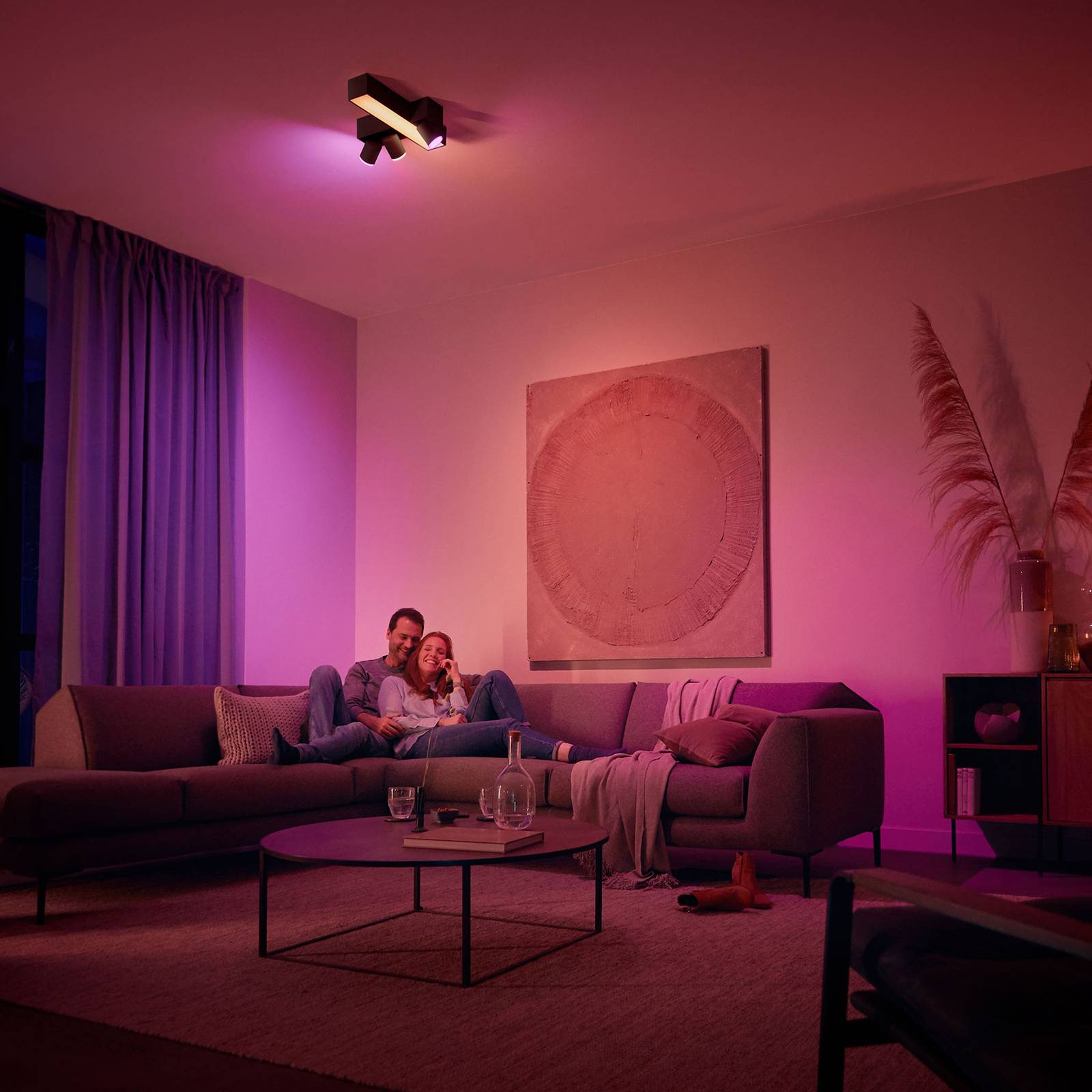 Philips Hue Centris Cross 3-punktowa czarna