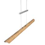 Colombia S LED pendant light, natural oak