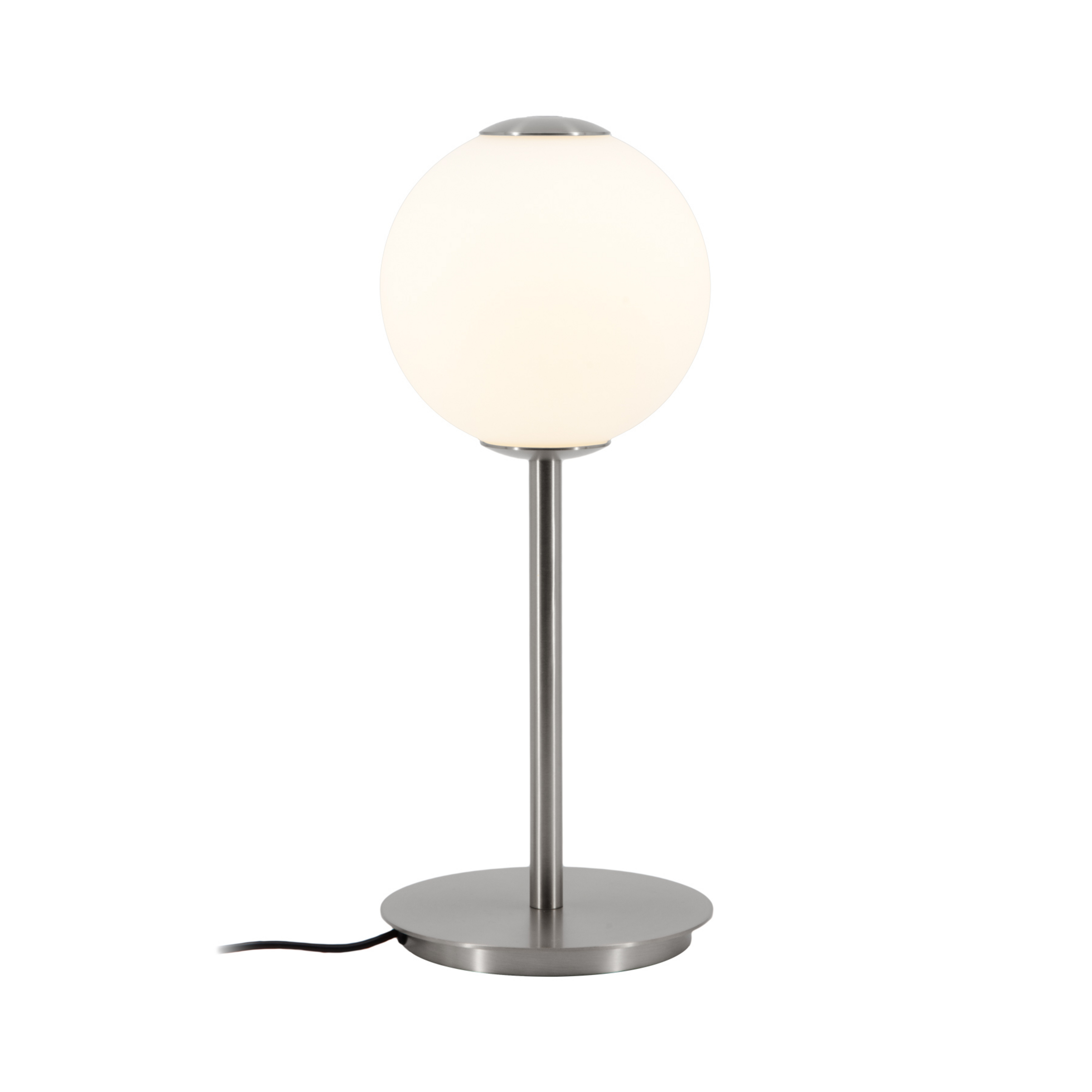 Lampe de table LED Audrey, couleur acier, hauteur 37 cm - UMAGE