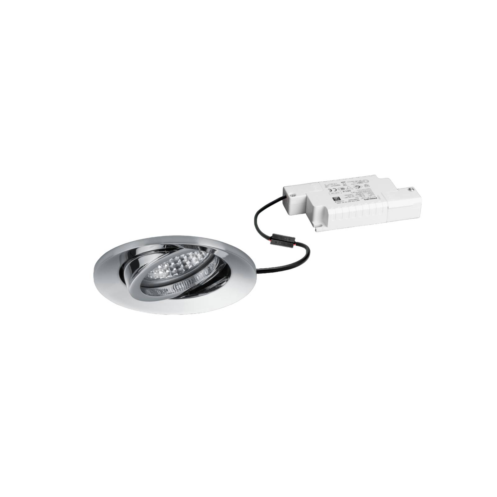 BRUMBERG LED-Einbaustrahler Berrie-R, RC-dimmbar, chrom