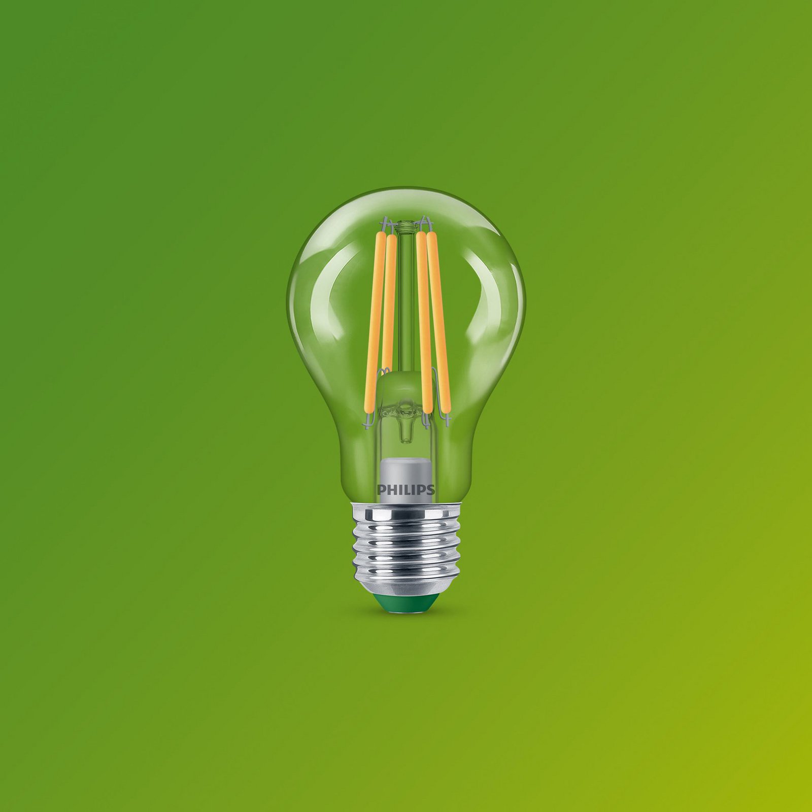 Philips E27 LED-pære A60 4W 840lm 2700K filament 6-pak
