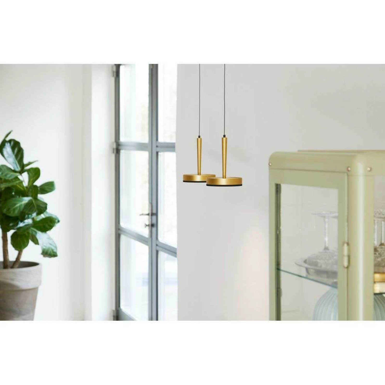 LOOM DESIGN Suspension LED Nyx P1, laiton, aluminium