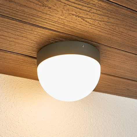 LED-Außendeckenlampe Fjodor mit Bewegungsmelder