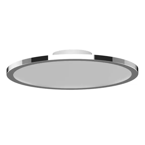 Lampenwelt LIGHTME LED-Deckenleuchte Aqua Ø30,2cm chrom