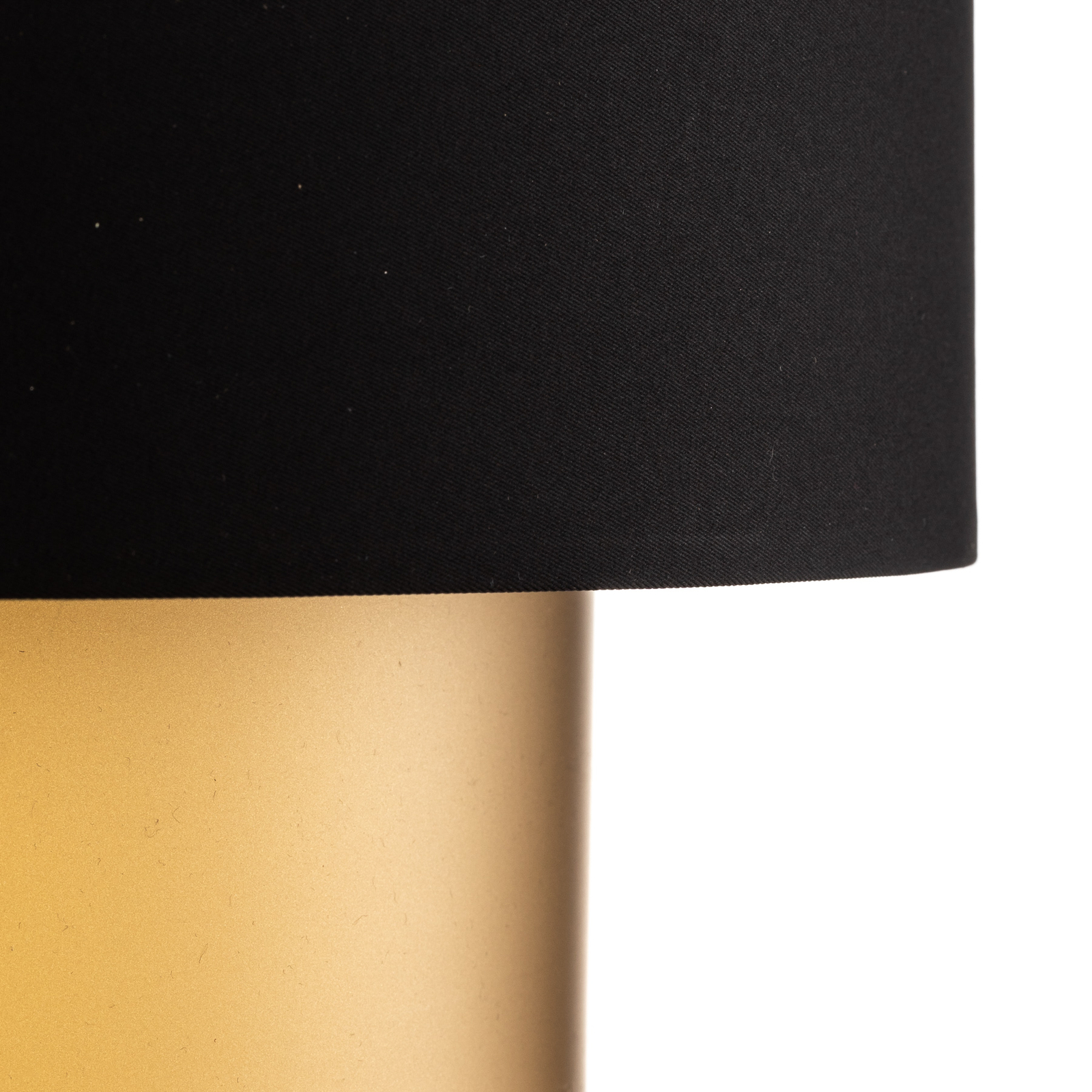 Viseća lampa Dorina, crna/zlatna Ø 50cm
