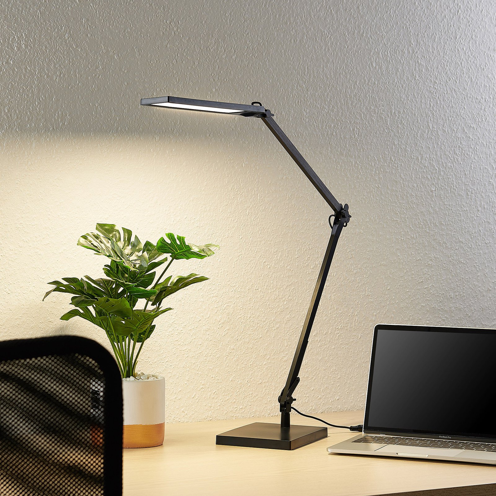 Antisa LED Table Lamp Dim Black - Lindby