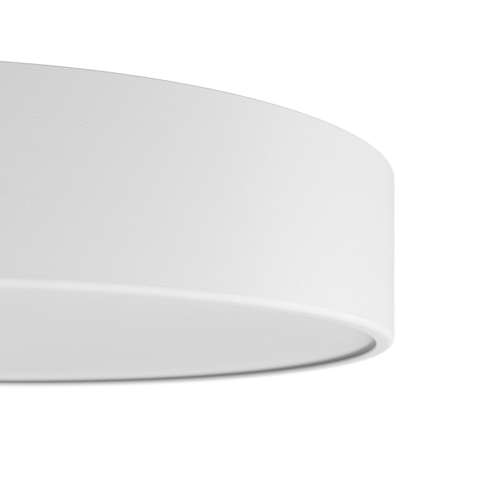 Candeeiro de teto Cleo 200, branco, sensor, IP20, Ø 20 cm, E27 Candeeiro de teto Cleo 200, branco, sensor, IP20, Ø 20 cm, E27