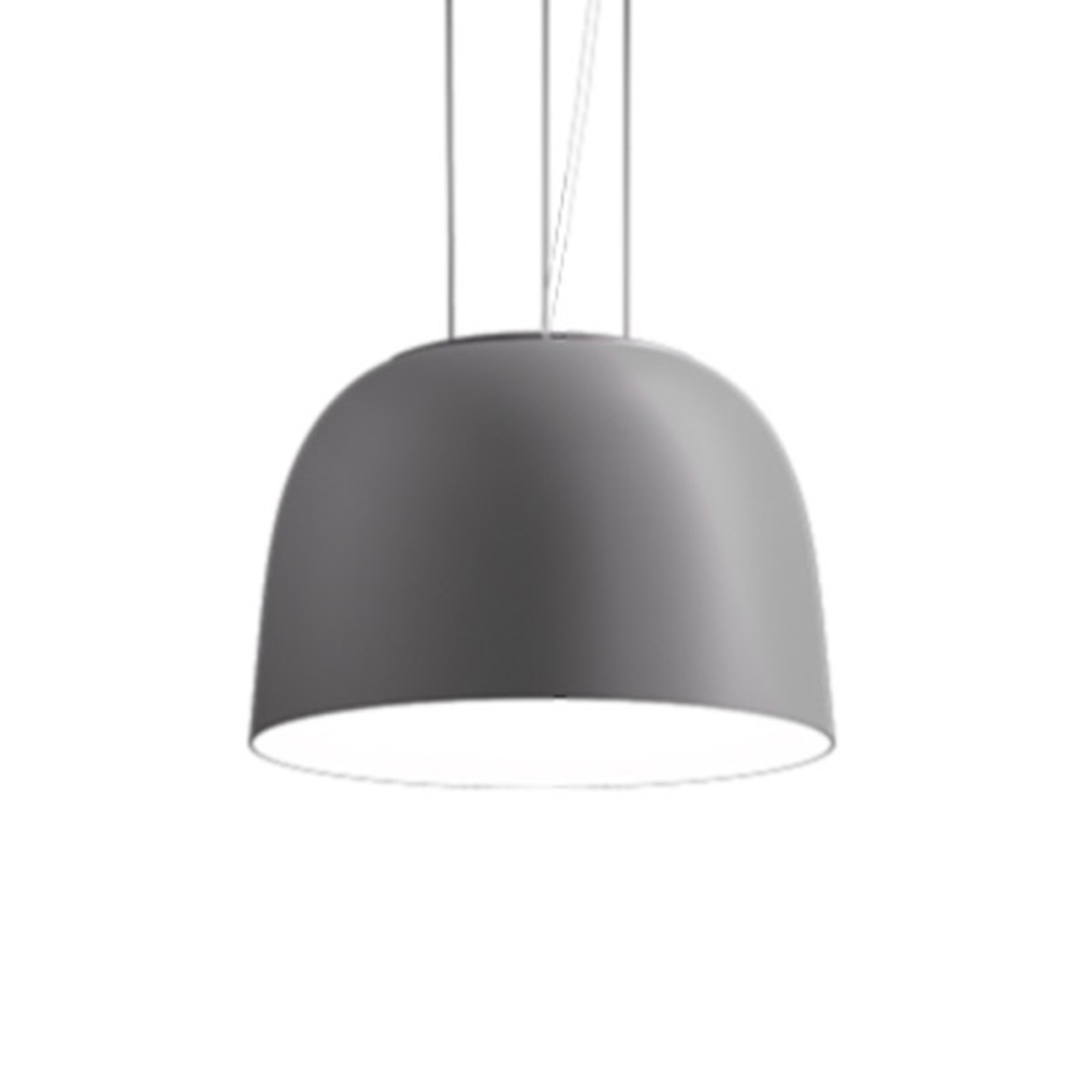 LED-Hängeleuchte Sva 830 Dali Ø 24,4cm silbergrau