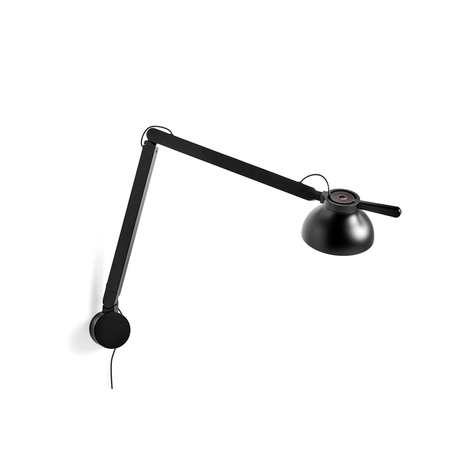 PC Double Arm Wall Lamp Soft Black - HAY