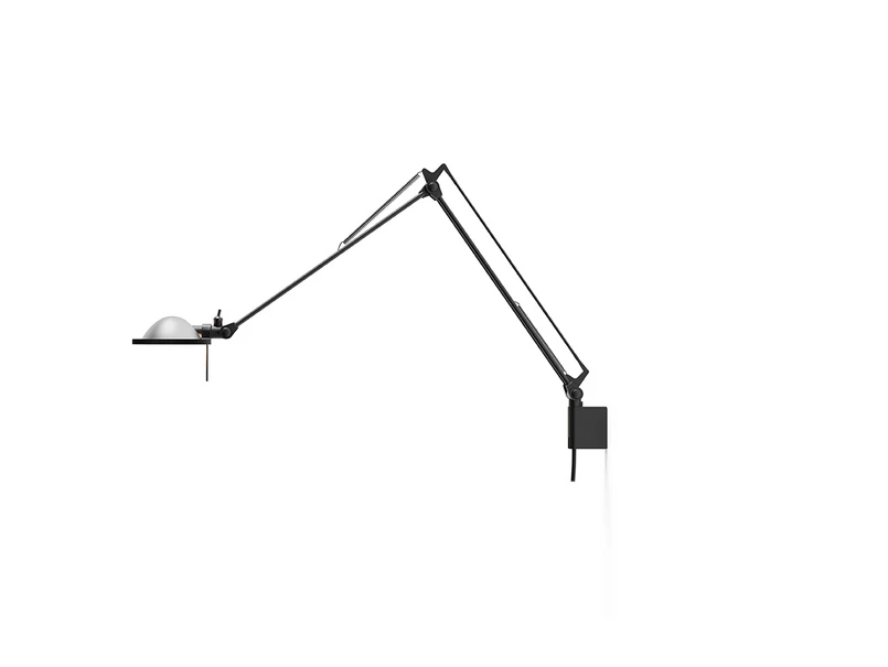 Luceplan – Berenice Wandleuchte 30×30 Alu Metall/Schwarz