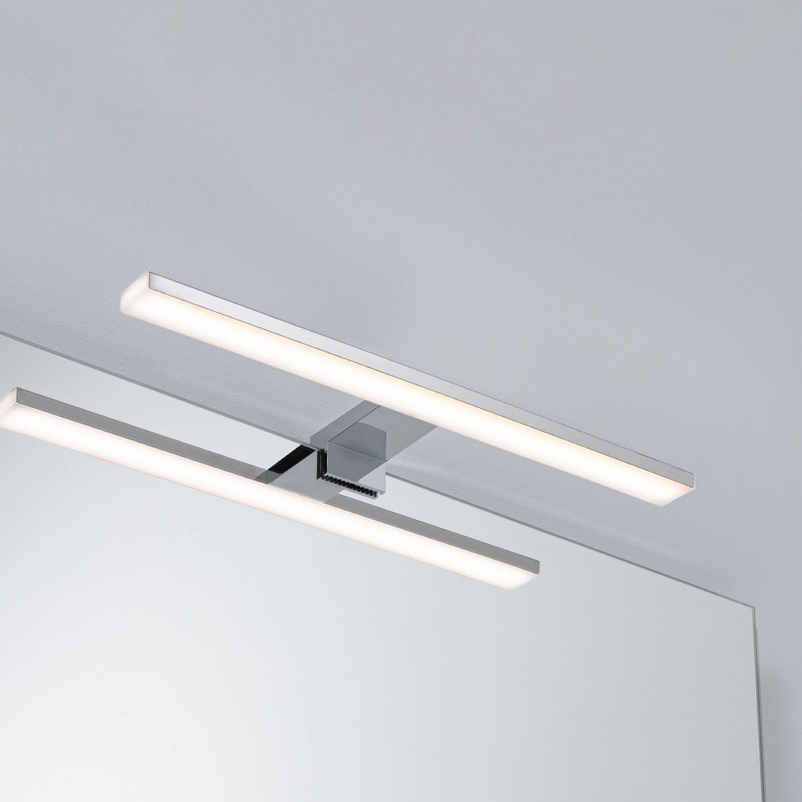 „Paulmann“ LED veidrodinis šviestuvas „Evie“, chromuotas, 40 cm, IP44