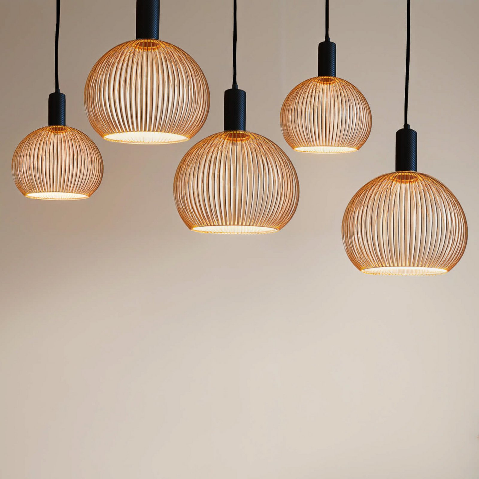 SEGULA LED Floating Filo sand G180 E27 5W 2 200 K dimbar