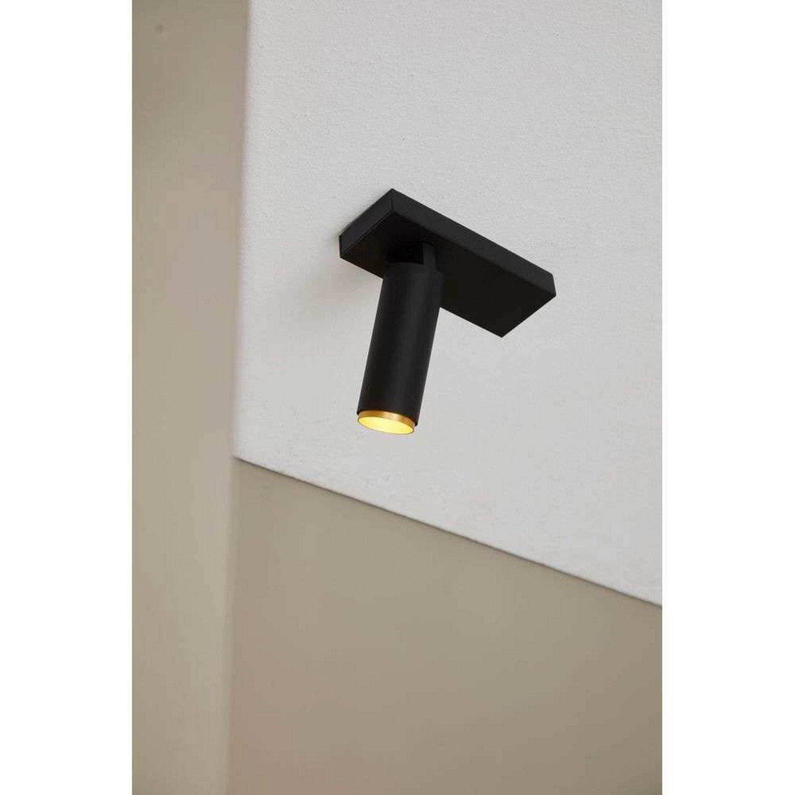 X-Beam Plafondlamp Enkel Black Gold - Loom Design