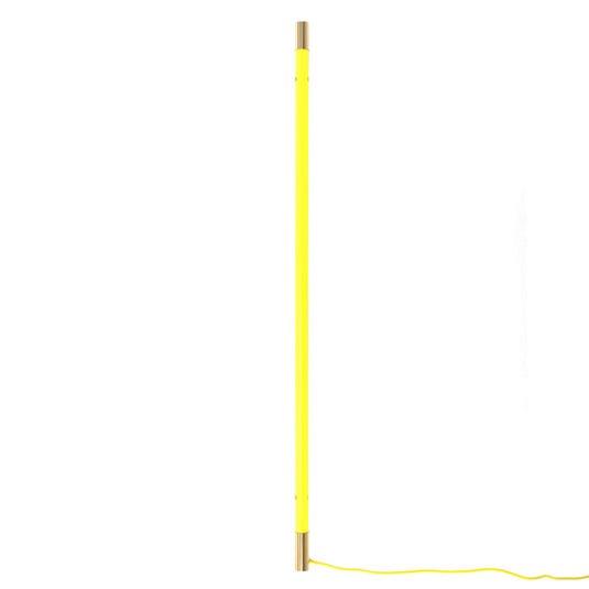 SELETTI Linea Gold LED-Wandlampe, gelb