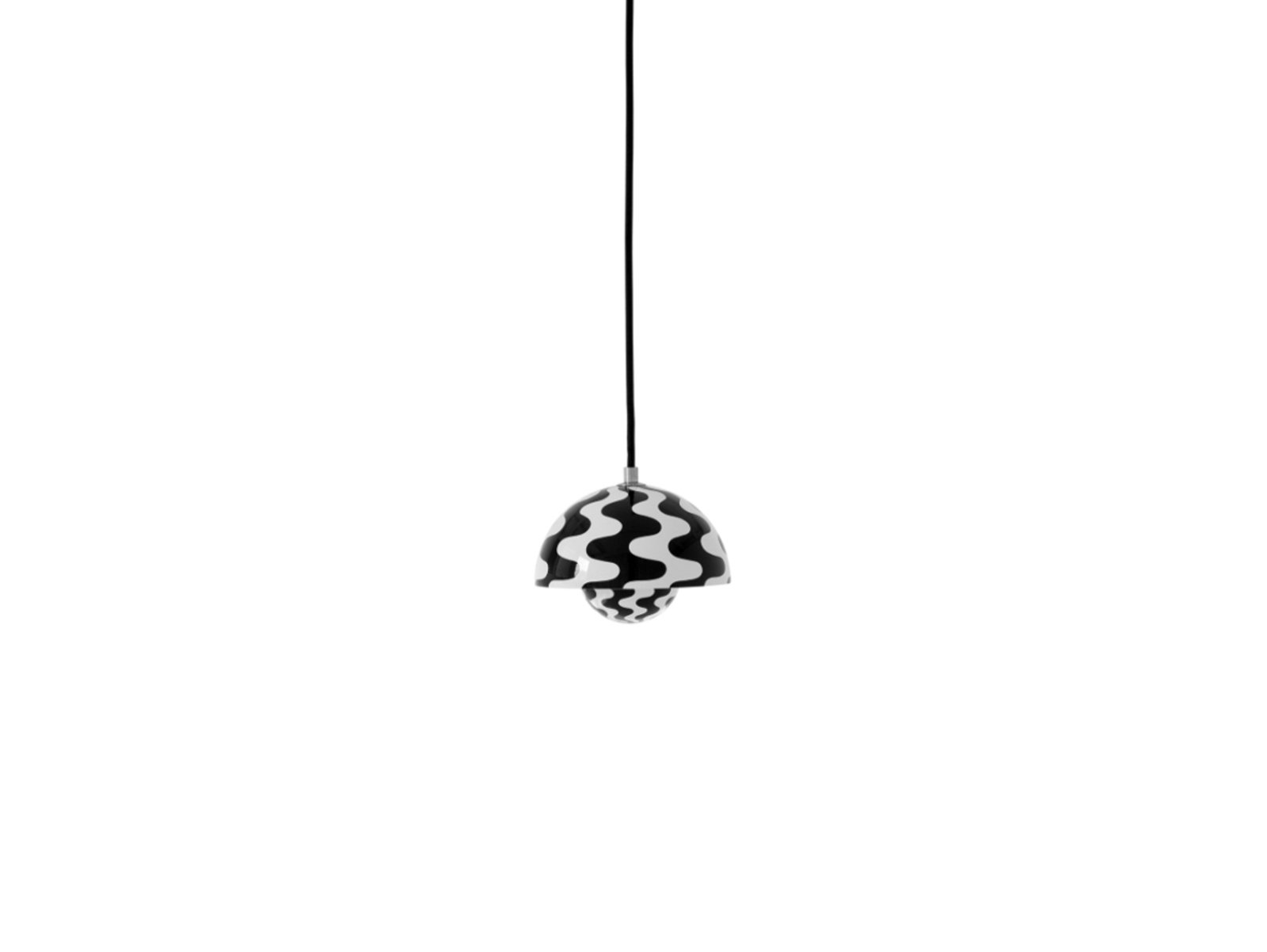 Flowerpot VP10 Taklampa Black/White - &Tradition