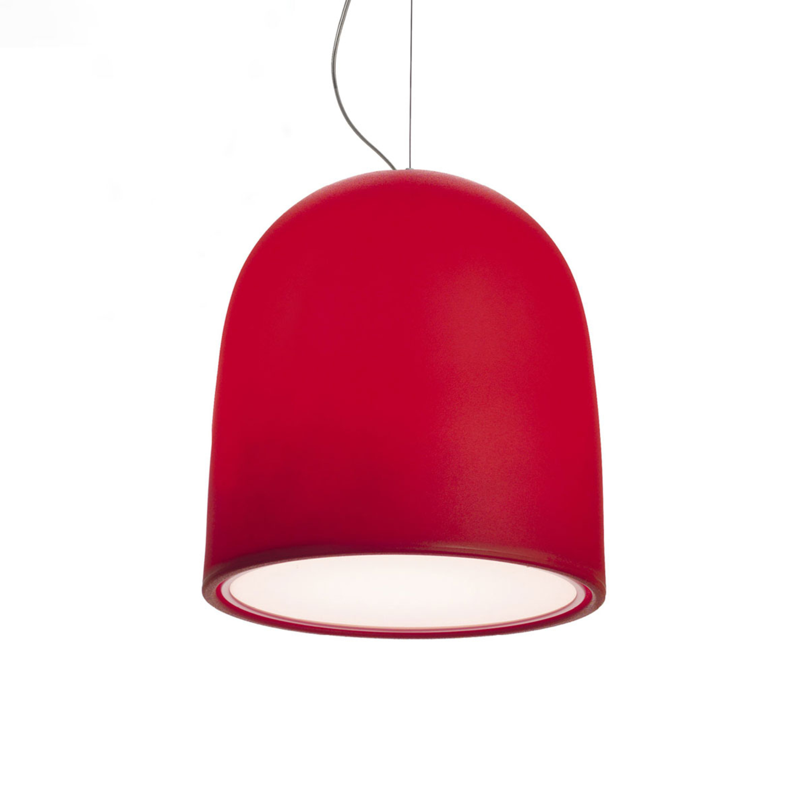 Modo Luce Campanone lampa wisząca Ø 33 cm czerwona