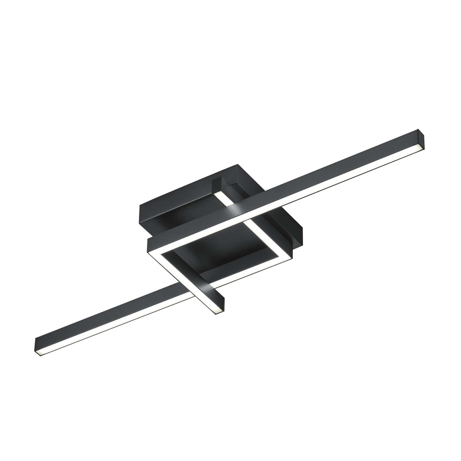 Frida LED ceiling light two rectangular profiles