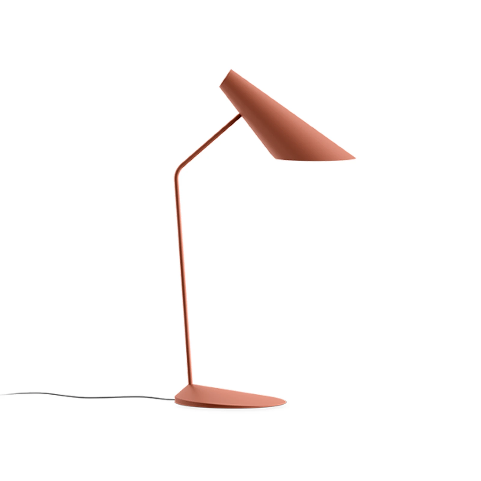 Vibia LED настолна лампа I.Cono, червено-кафява, височина 56 cm, 2700 K
