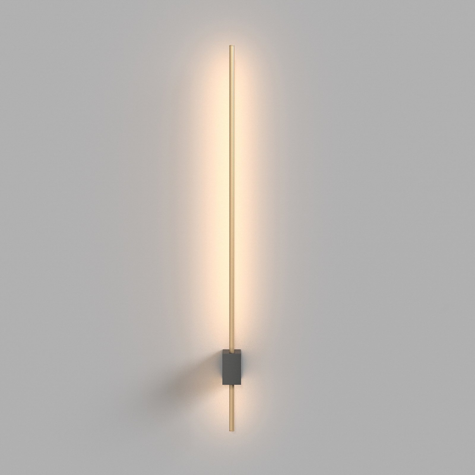 Aplique de pared LED Maytoni Pars, 6 W, negro/oro, aluminio