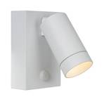 Outdoor wall spotlight Taylor Sensor, 1-bulb white