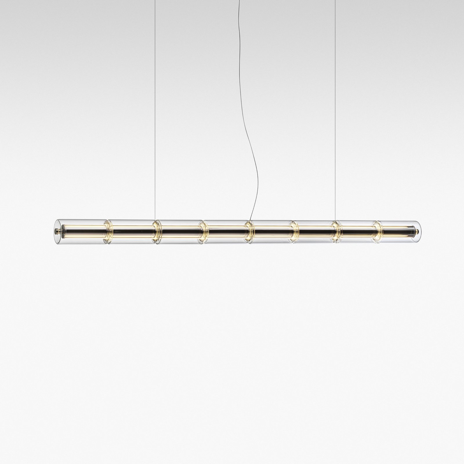 FLOS LED-Hängeleuchte LUCE CILINDRICA S1, Glas