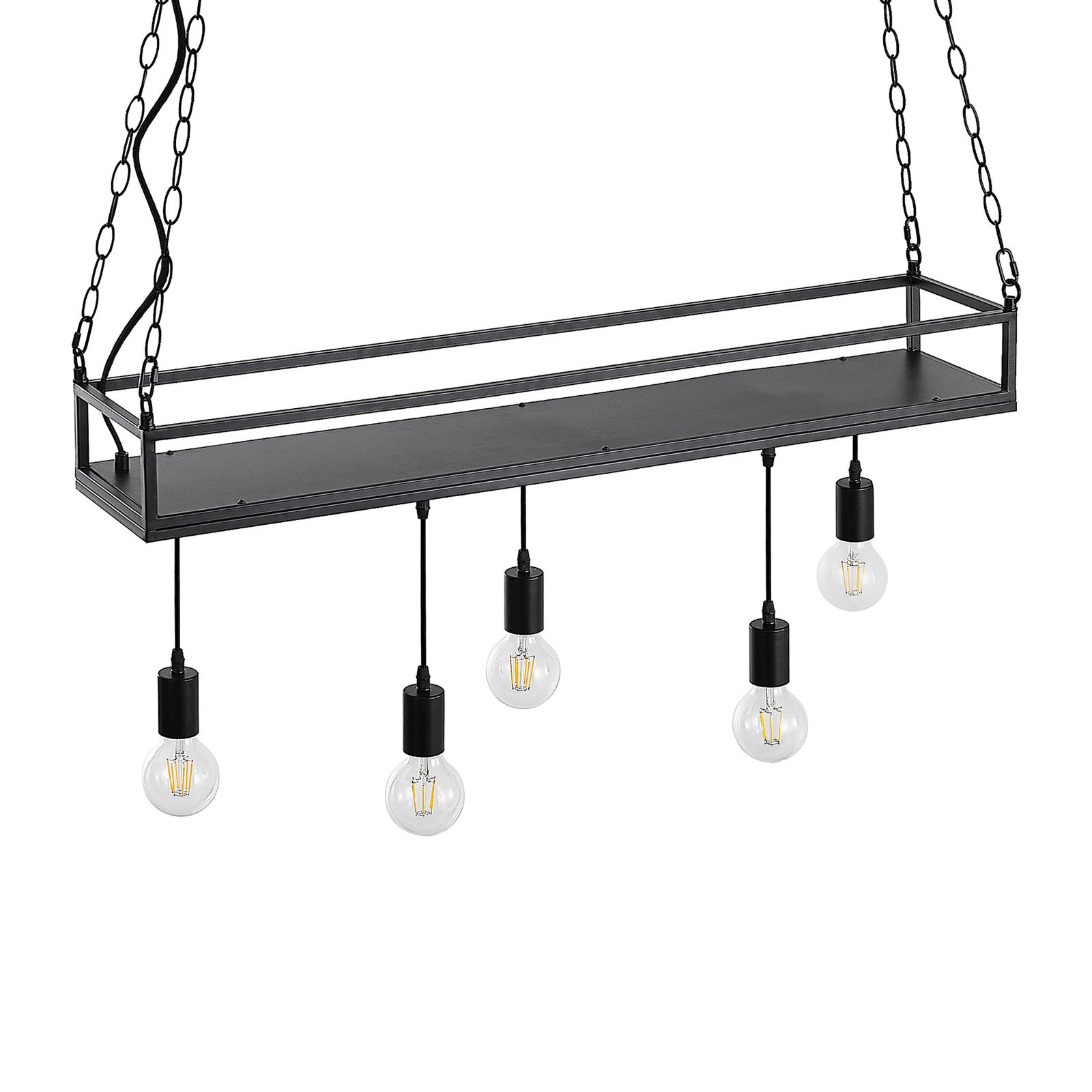 Kirista 5 Candeeiro Suspenso Black - Lindby