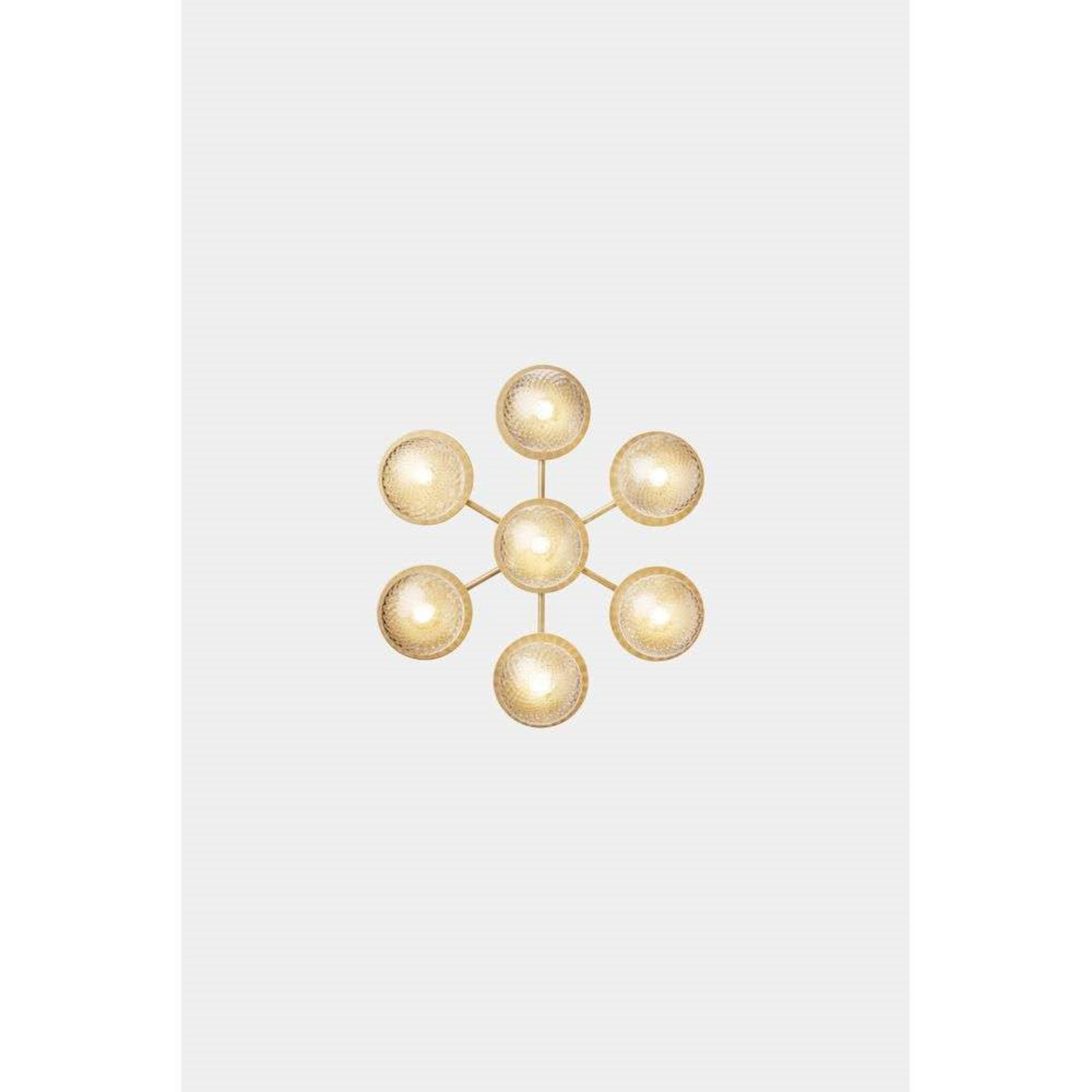 Liila Stele Aplică de Perete/Plafonieră Nordic Gold/Optic Clear - Nuura