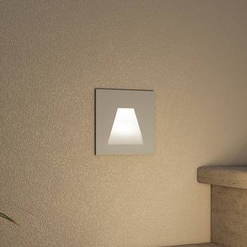 Arcchio Lasca LED-Einbauleuchte, silbergrau