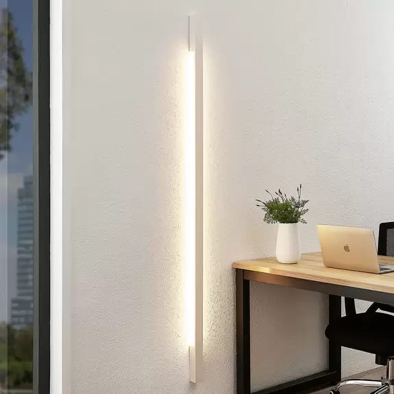 Lampenwelt Arcchio Ivano LED-Wandleuchte, 170 cm, weiß