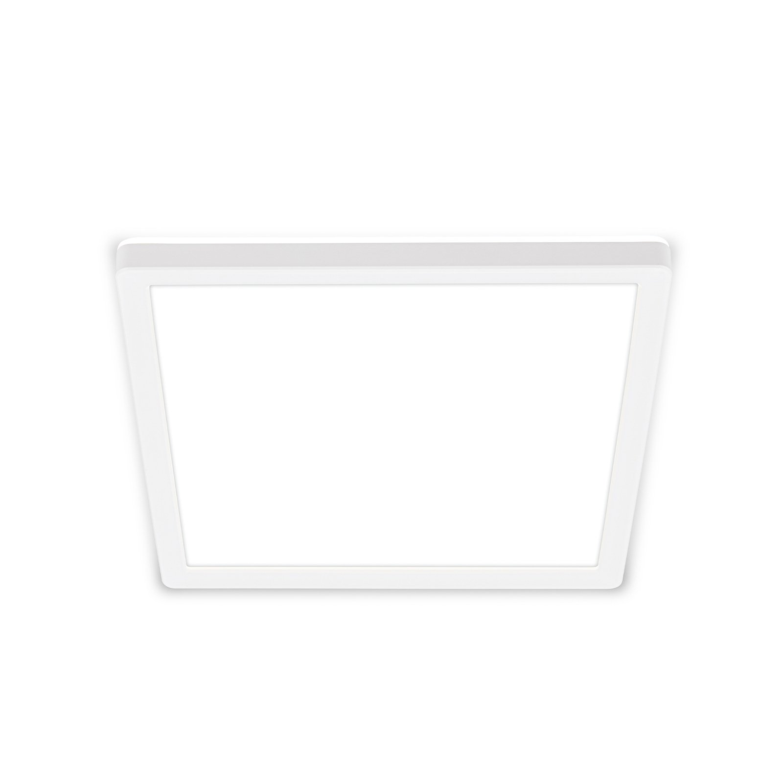 Plafón LED Tava, blanco, 24x24 cm, plástico