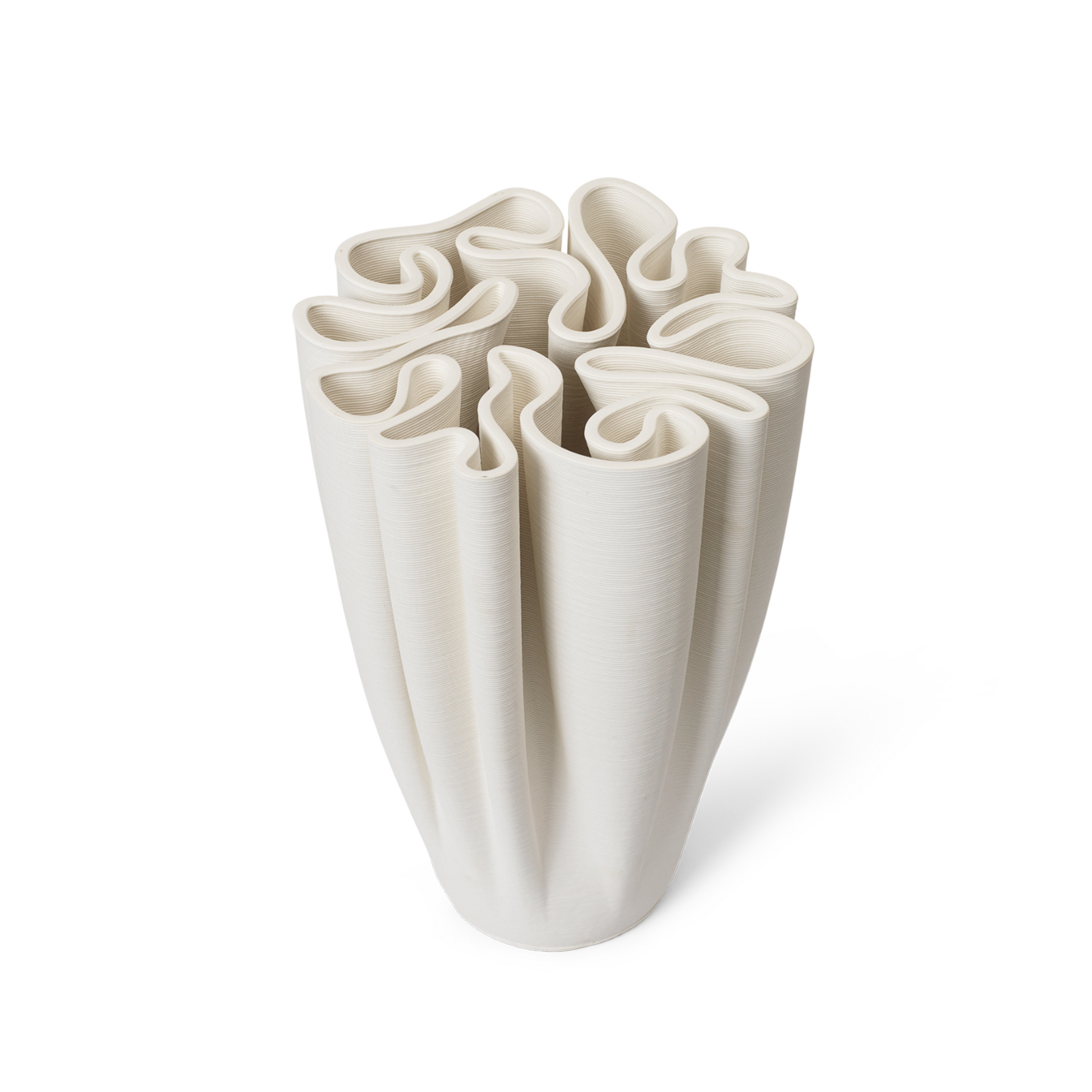 Dedali Vase H25 Off-White - Ferm Living