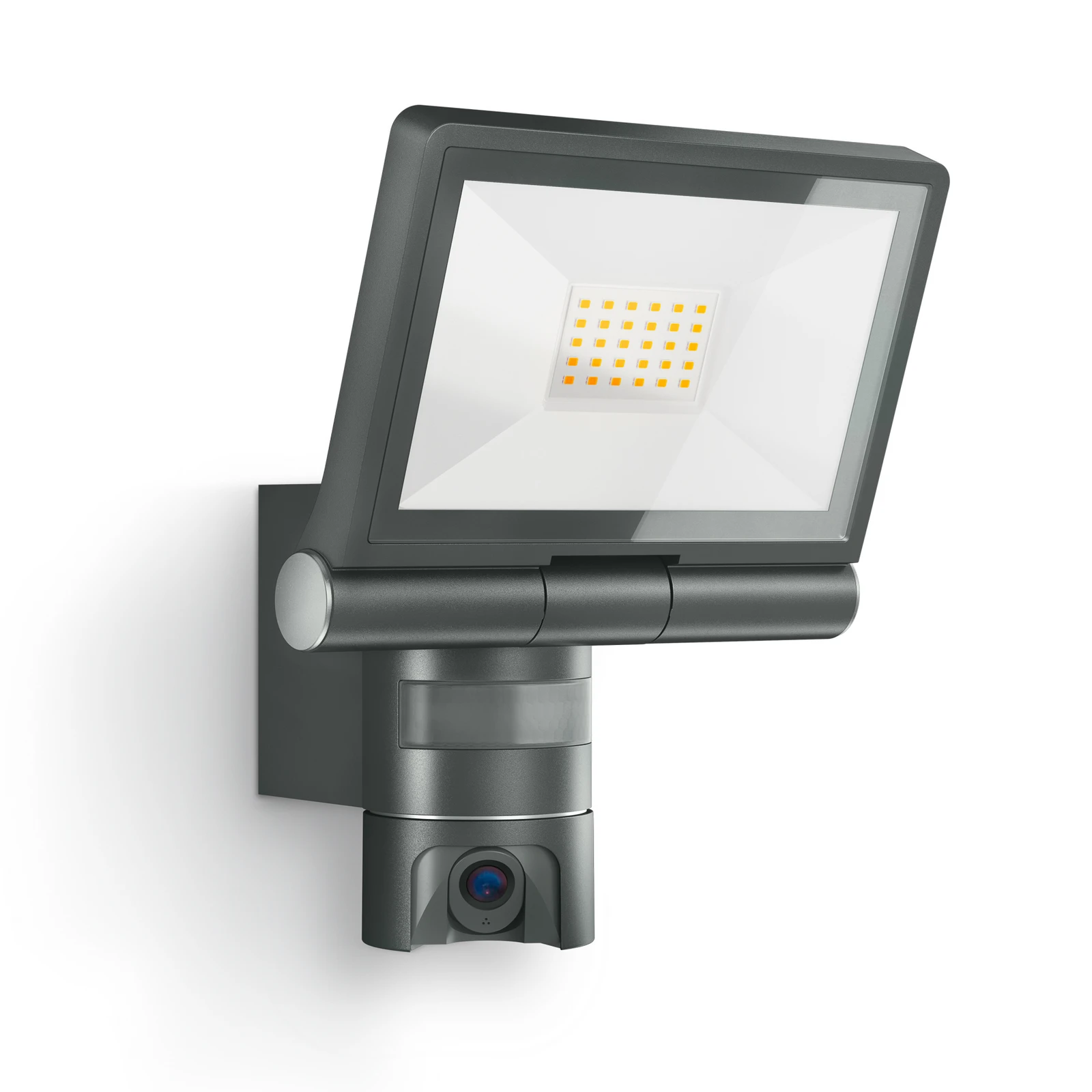 STEINEL LED camera spotlight XLED CAM2 SC, anthracite, IP44