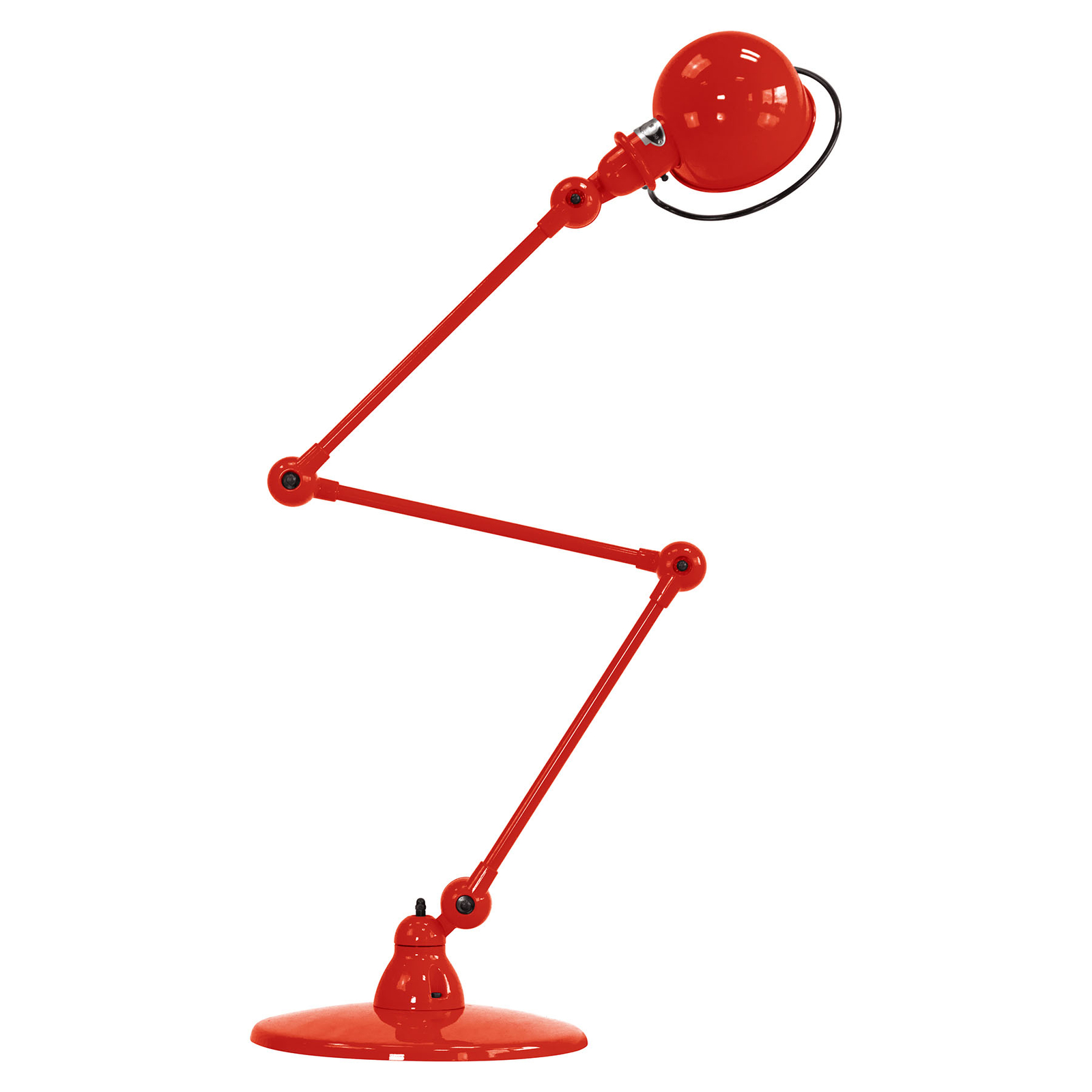 Jieldé Loft D9403 lampa podłogowa, czerwona
