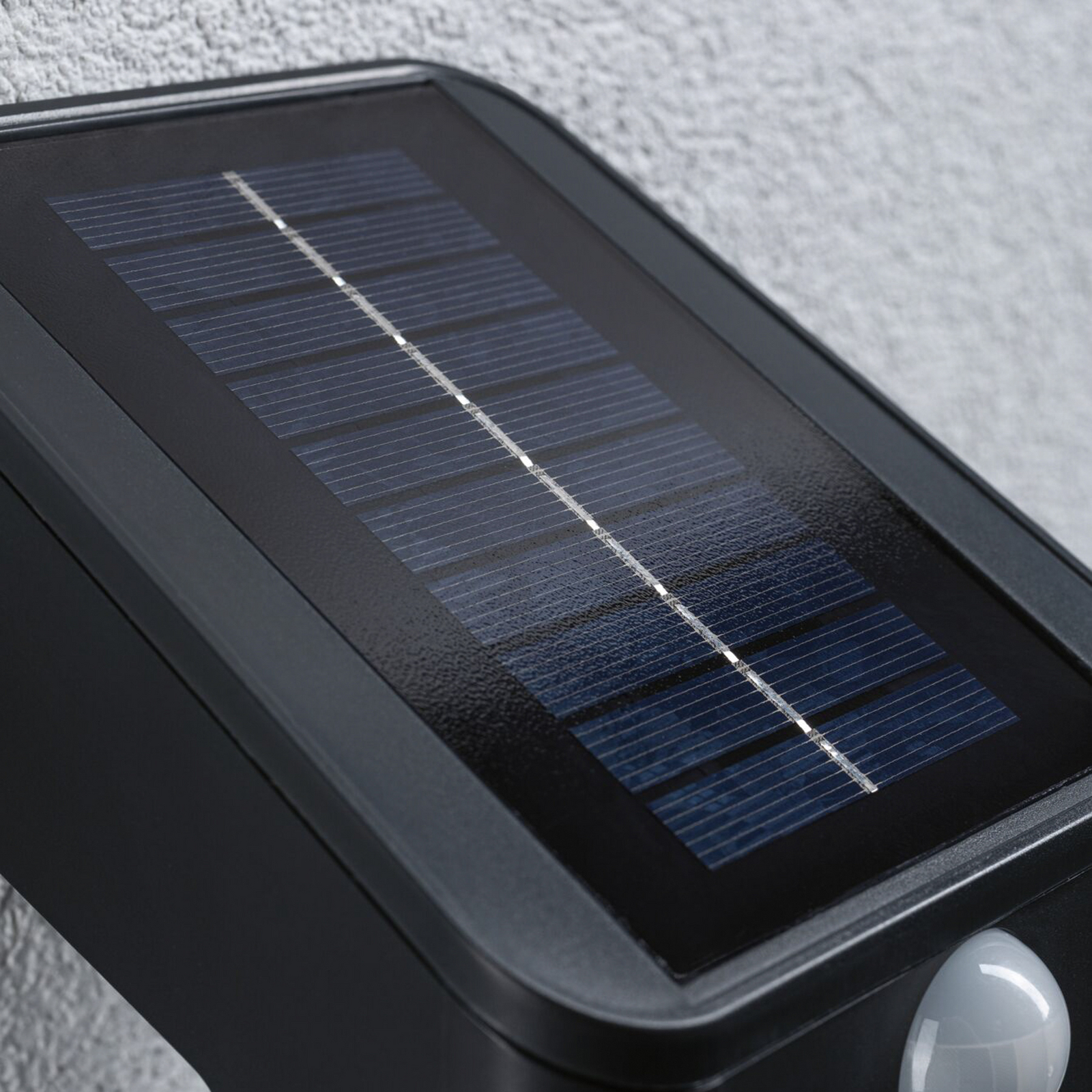 Applique d'extérieur solaire Paulmann Lesly, anthracite, capteur, IP65