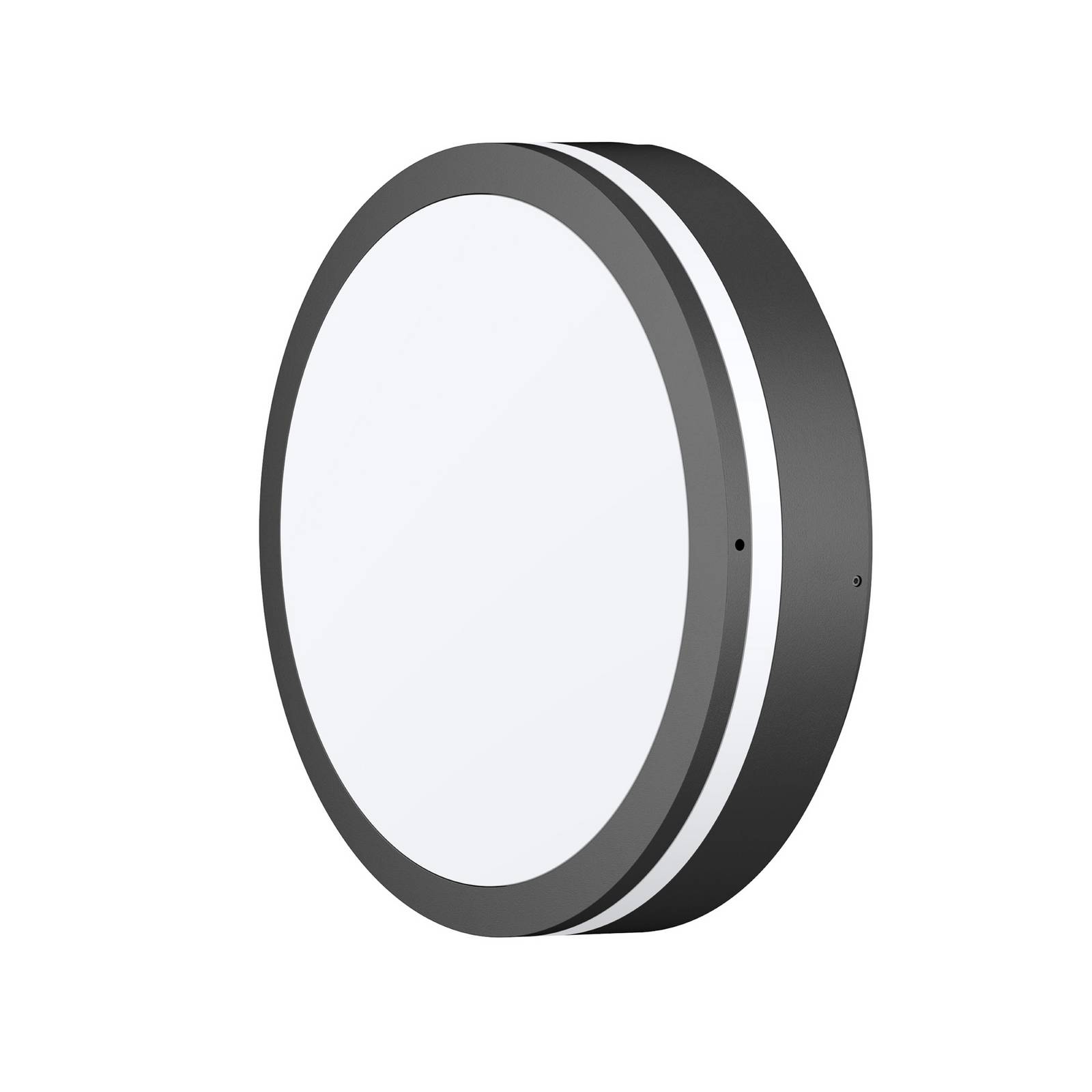 LED-Außenwandleuchte CMD 9084, anthrazit, Ø 25 cm, IP65 günstig online kaufen
