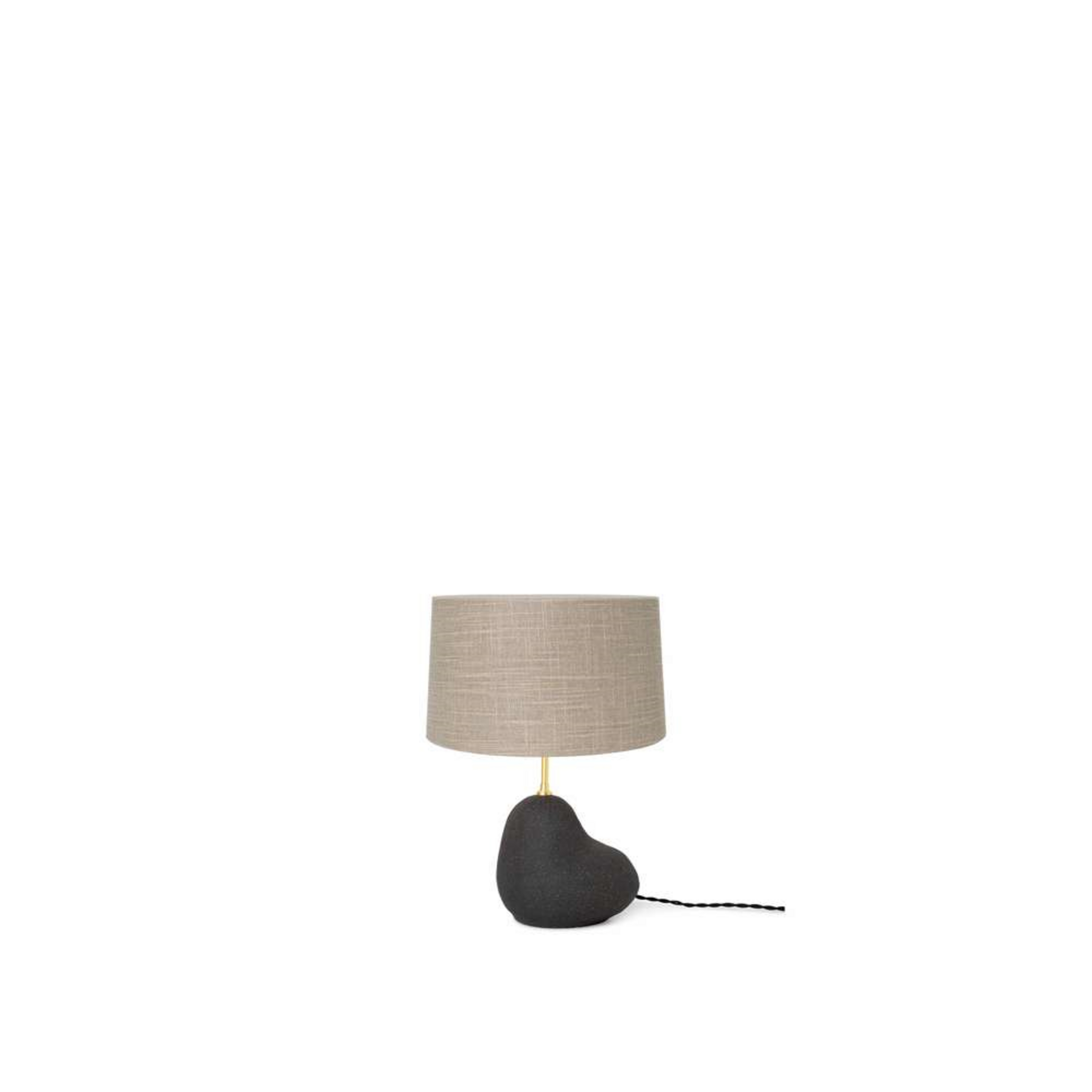 Hebe Bordlampe Small Black/Sand - Ferm Living