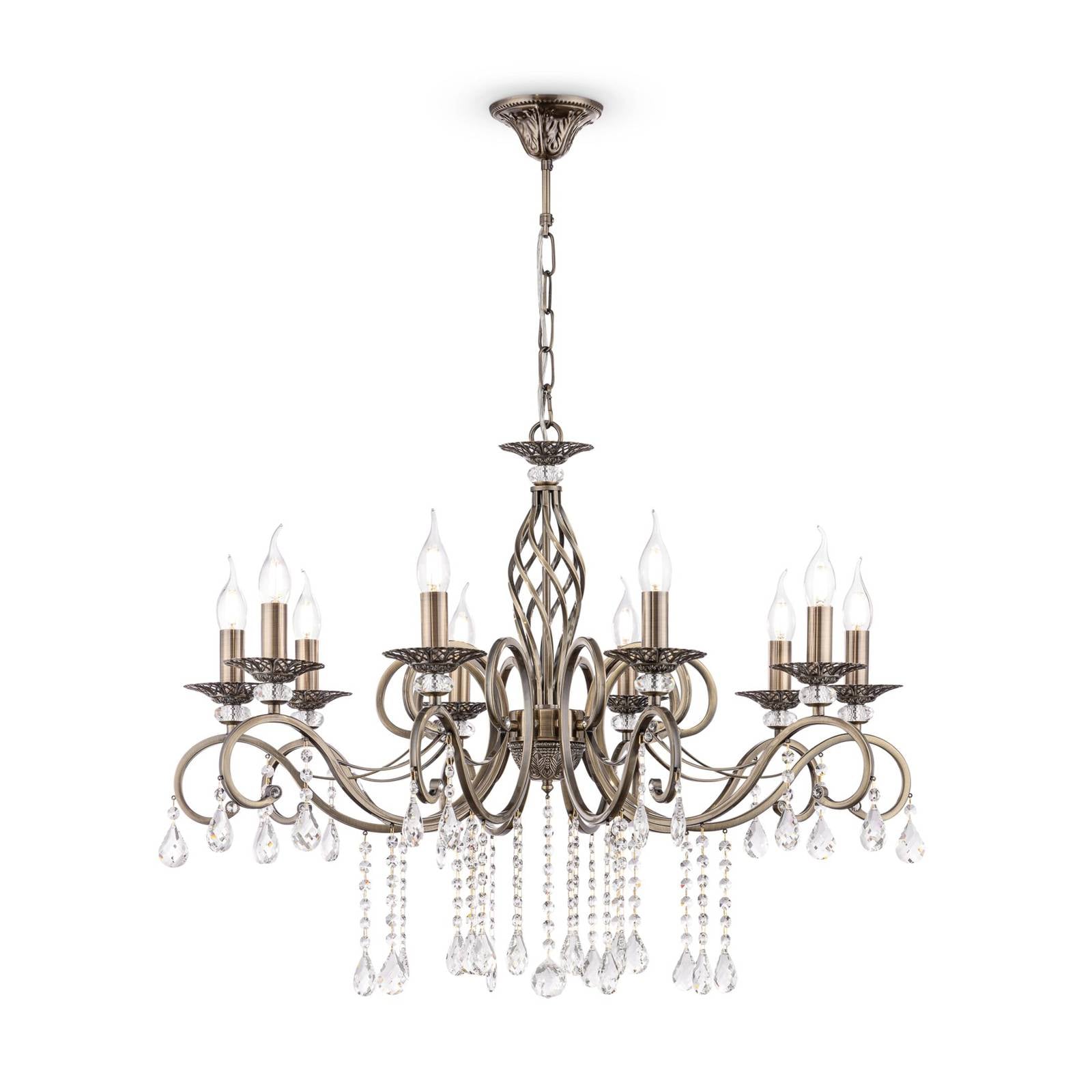 Maytoni Decorative Lighting - Grace Kronleuchter Messing & Kristall 10 Licht E14