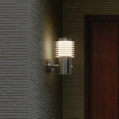 LEDVANCE LED fali lámpa Endura Style Rondo, rozsdamentes acél, érzékelő