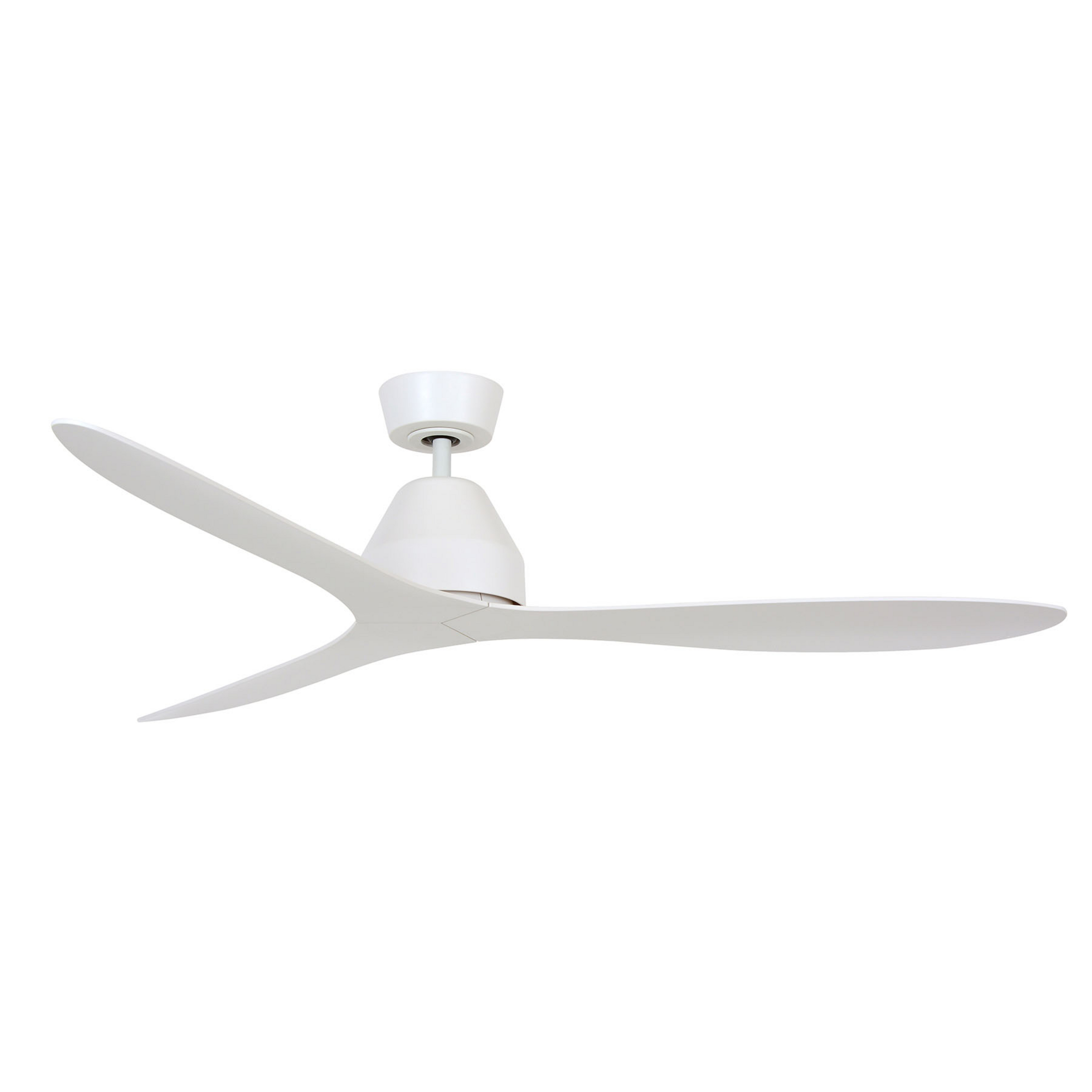 Whitehaven ceiling fan, white, DC, Ø 142 cm - Beacon