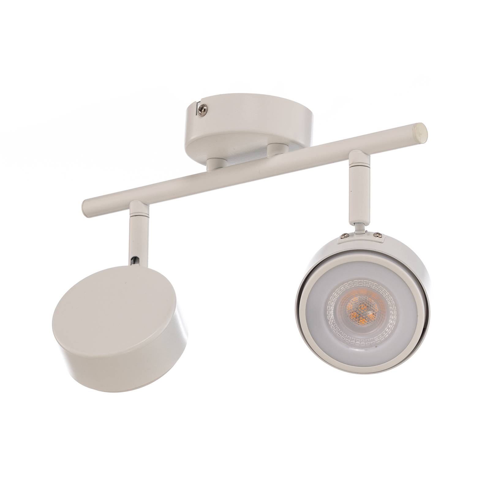 Lindby Spot Jyla, blanc, GX53, 2.700 K, à 2 lampes