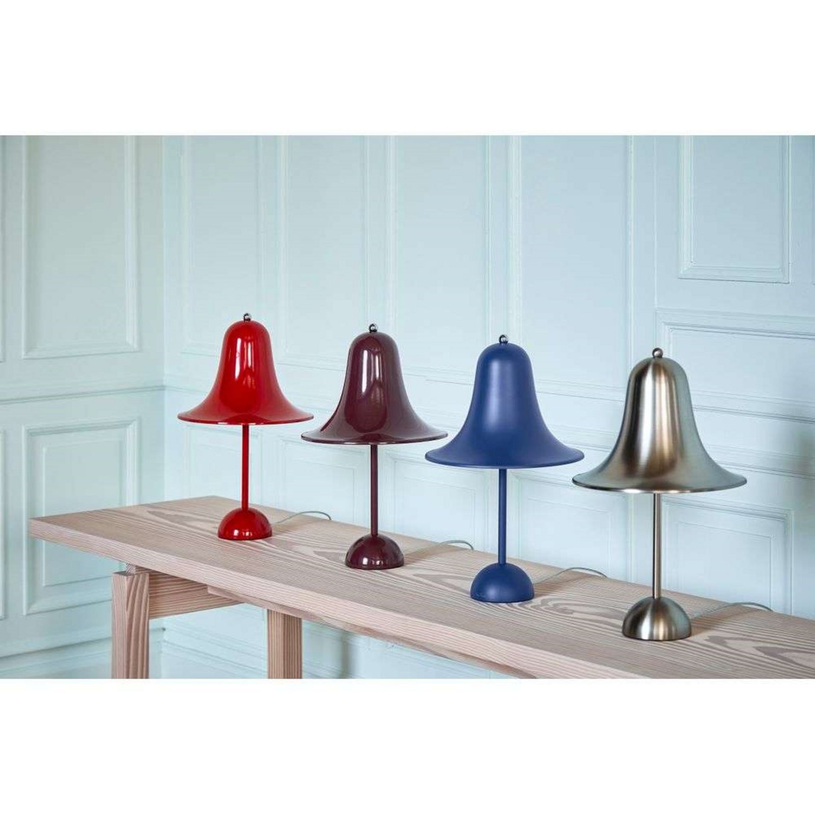 Pantop Table Lamp Ø23 Matt Metallic - Verpan