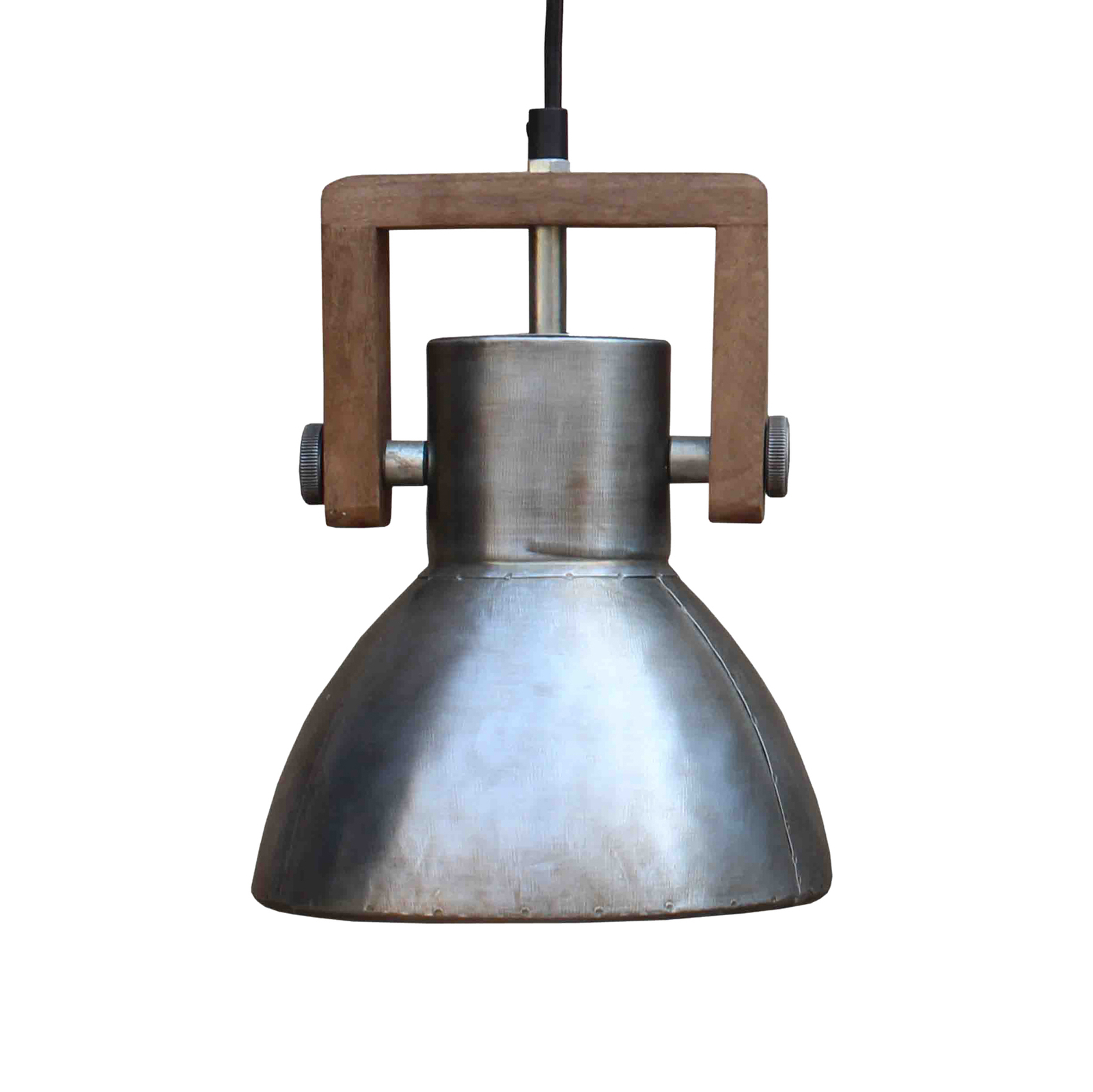 PR Home Ashby Single lámpara colgante Ø19cm plata