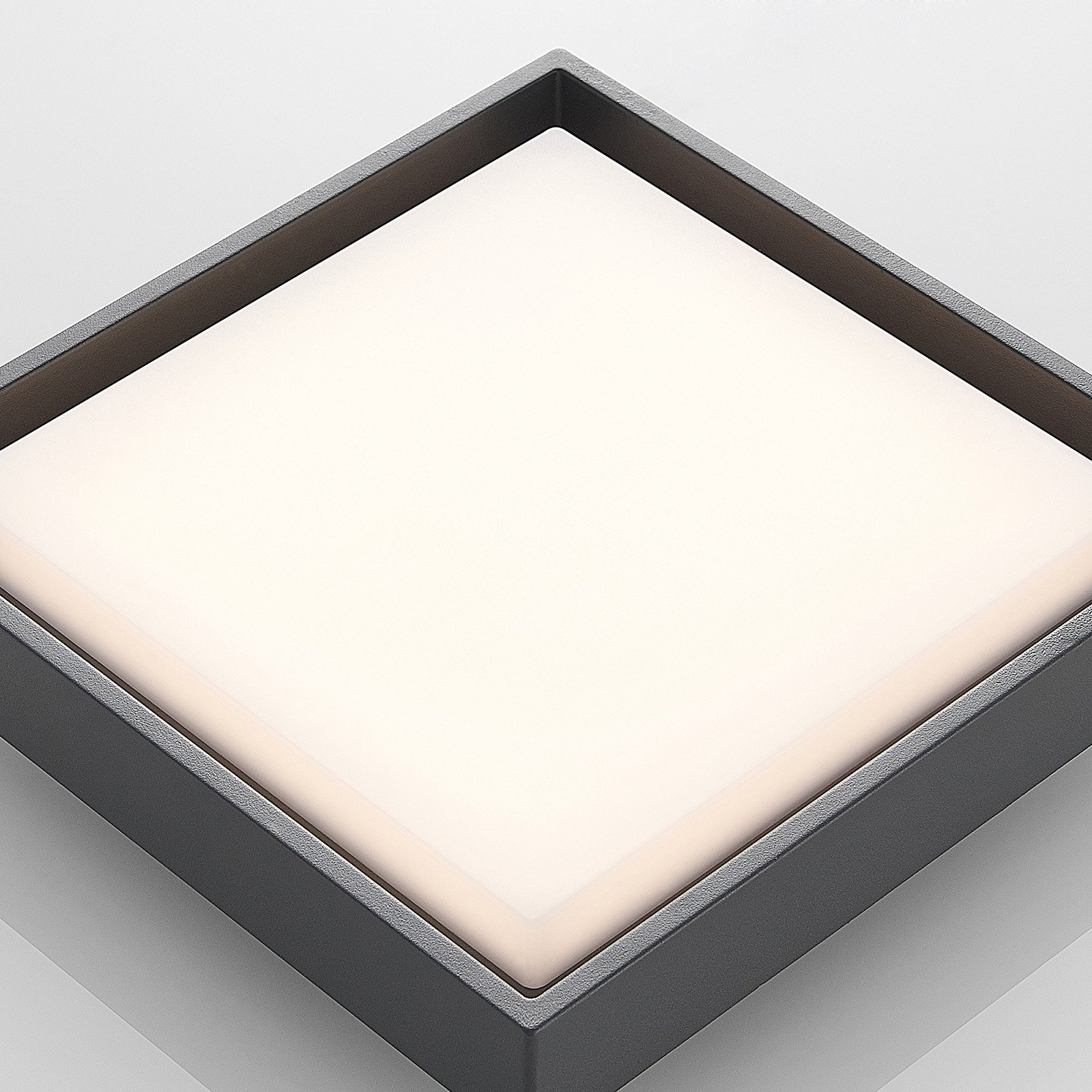 Birta LED Square Utomhus Plafond 27x27 Dark Grey - Lucande
